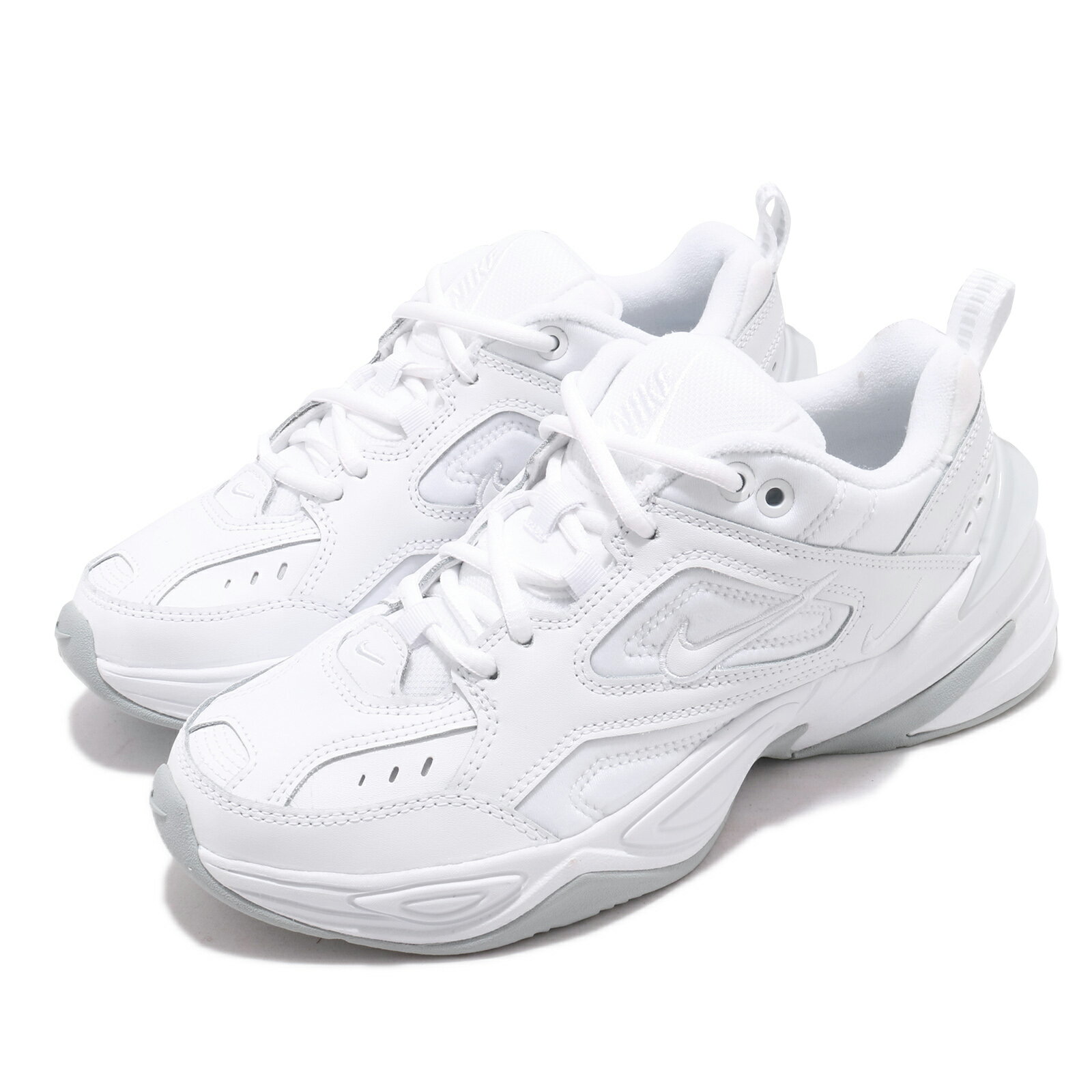 Nike 休閒鞋 Wmns M2K Tekno 女鞋 白 灰 小白鞋 復古 老爹鞋 AO3108-100 7