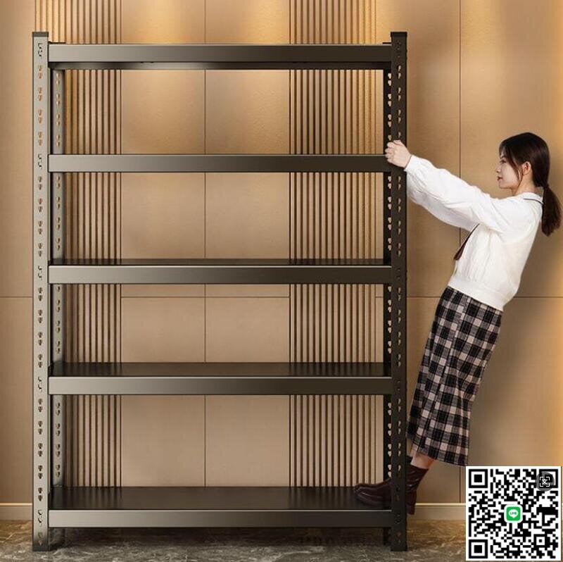 【千羽家居】免螺絲層高可調 可貨到付款免螺絲角鋼 角鋼架書櫃書架收納架倉儲架置物架鐵架檔案架水族架貨