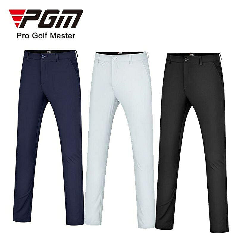 PGM 新品高爾夫褲子男士golf長褲運動球褲彈力清爽舒適透氣孔男裝 KUZ153