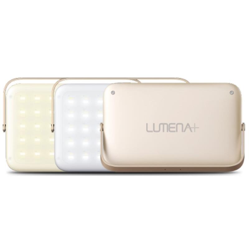 N9 LUMENA+ 行動電源LED照明燈-三色溫 露營燈/充電 大 璀璨金 BSMI認證 字號 R55109