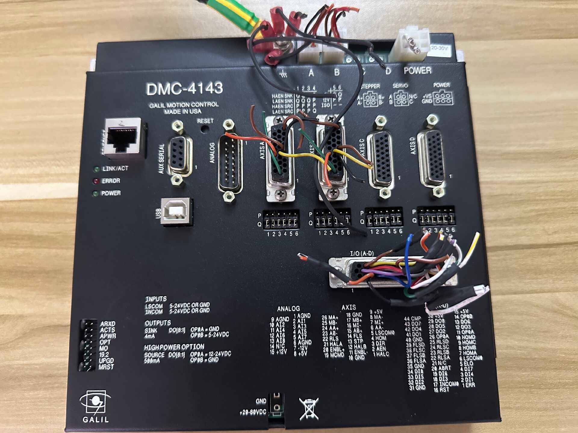 美國GALIL DMC-4143 獨立型運動控制器 高精度控制 工業自動化 現貨供應 快速出貨 臺灣本地