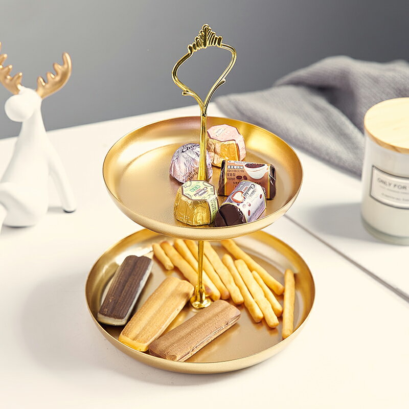 創意干果盤歐式水果盤裝飾擺件家用客廳茶幾果架供盤零食收納托盤