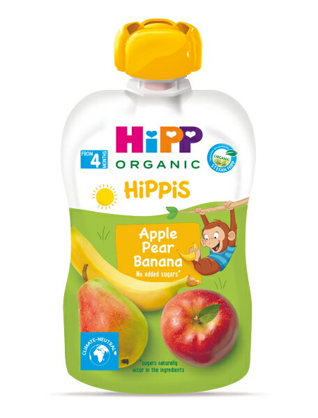 HIPP 喜寶 生機水果趣-西洋梨香蕉100gx6包 (9062300433743) 534元