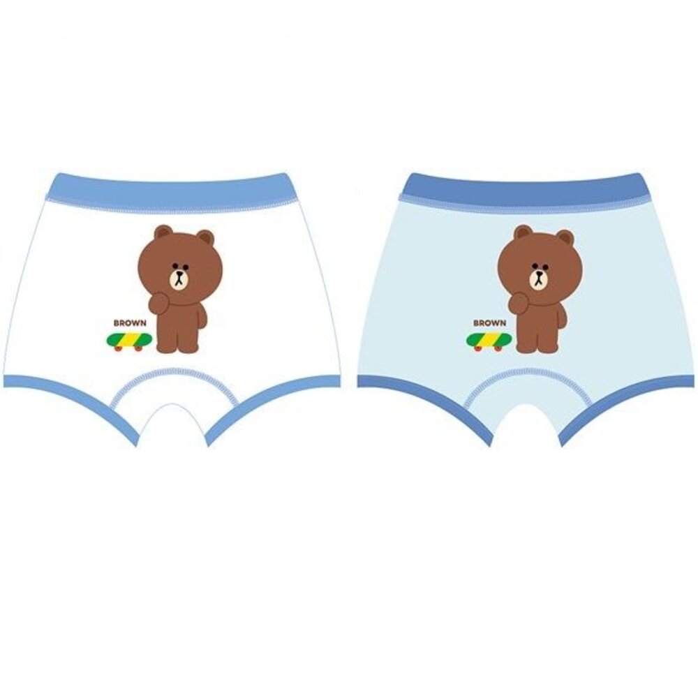 台灣製熊大四角內褲-4入 - 男童內褲 兒童內褲 平口褲 四角內褲