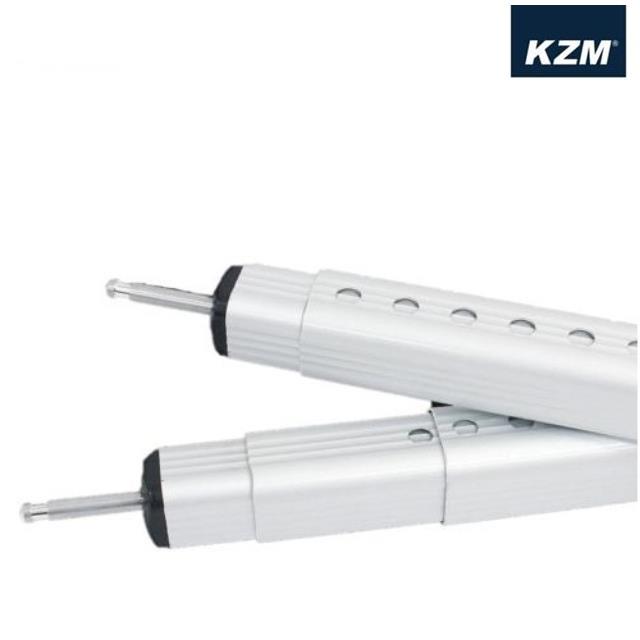 KAZMI 高級鋁合金三節彈扣式方形伸縮營柱 280cm (單支) K3T3T312SR