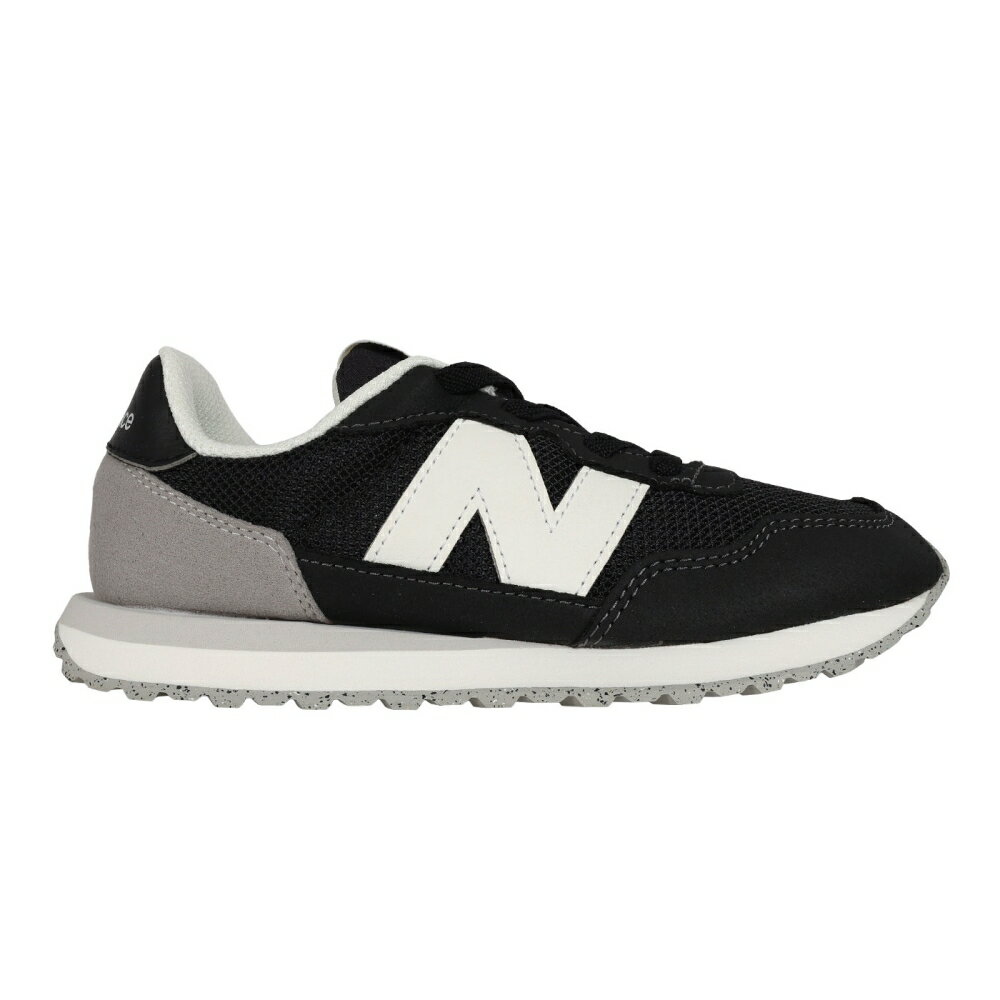 NEW BALANCE 男女中童休閒運動鞋(寬楦 237系列 復古 慢跑 NB N字鞋「PH237LBK」≡排汗專家≡