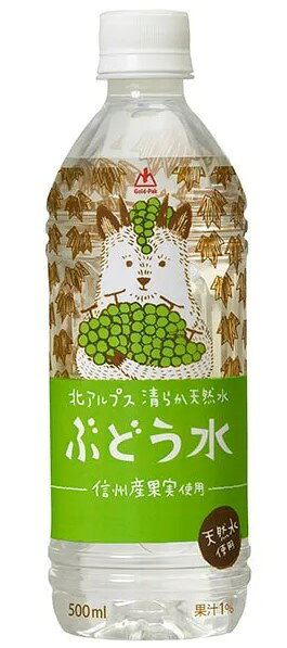 GOLD PAK【北阿爾卑斯葡萄風味水】500ml