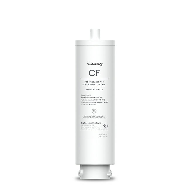 【愛惠浦】Waterdrop A1專用 CF前置濾芯 (WD-A1-CF)