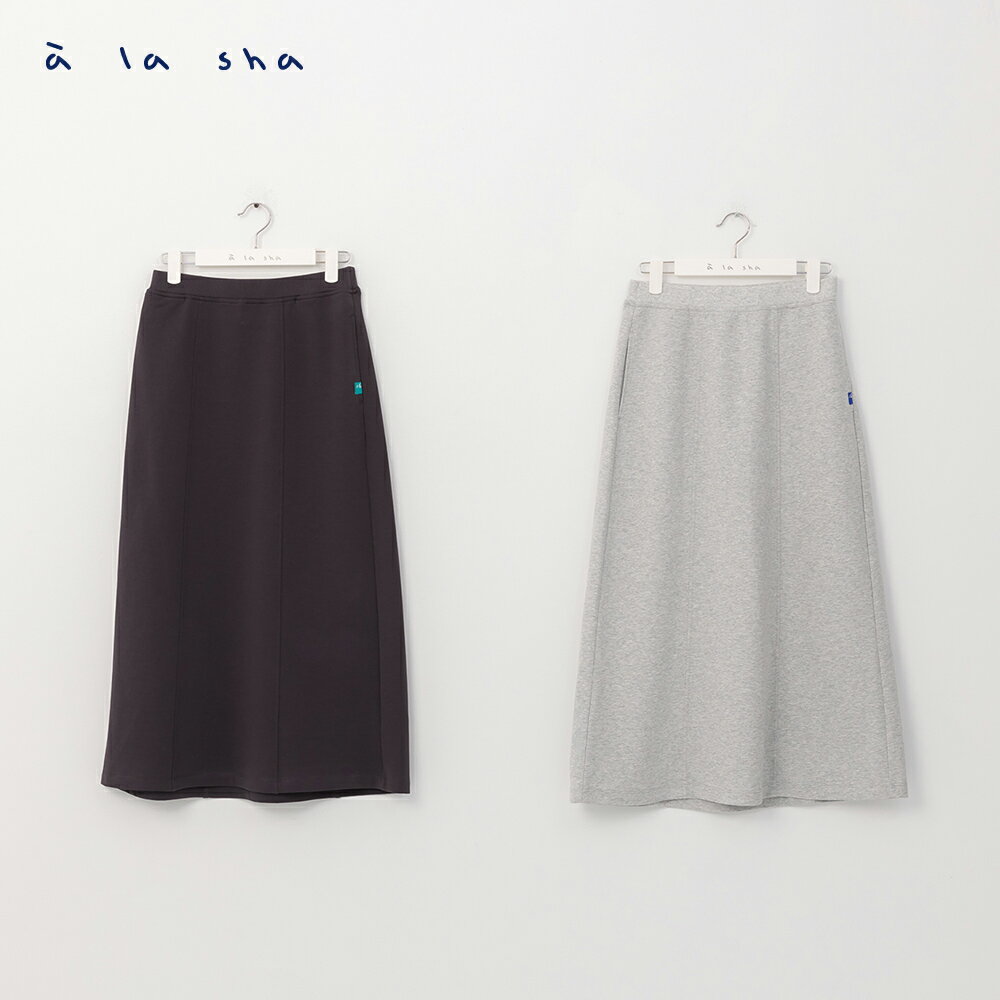 a la sha 阿財探頭印花A字裙 2