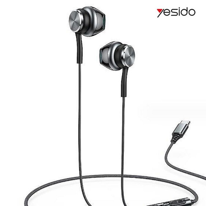 yesido YH41 USB Type-C 入耳式線控耳機 有線耳機【APP下單4%點數回饋】