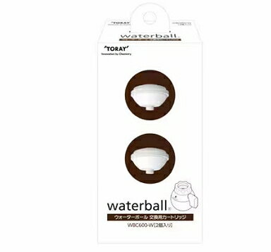 [4東京直購] Toray WBC600-W 濾芯 2入 適 WB600B WB600C waterball 小型球型淨水器 專用濾心