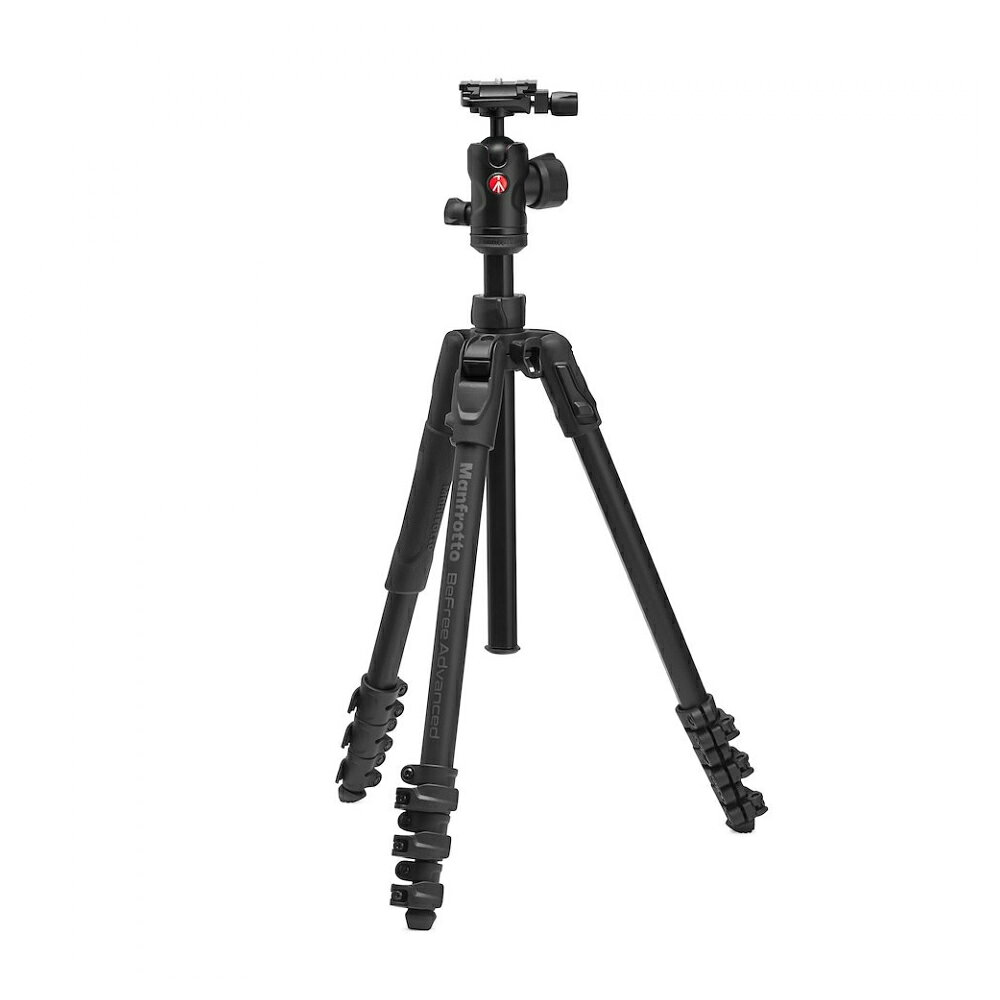 EC數位 Manfrotto 曼富圖 Befree Advanced 玄影鋁合金扳扣三腳架 MKBFRLA4FB-BH 腳架 三腳架 棚架