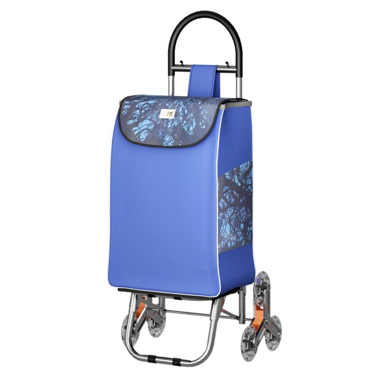 老人購物車買菜車小拉車折疊拖車便攜菜籃拉桿車家用小推車爬樓貨 「限時免運」
