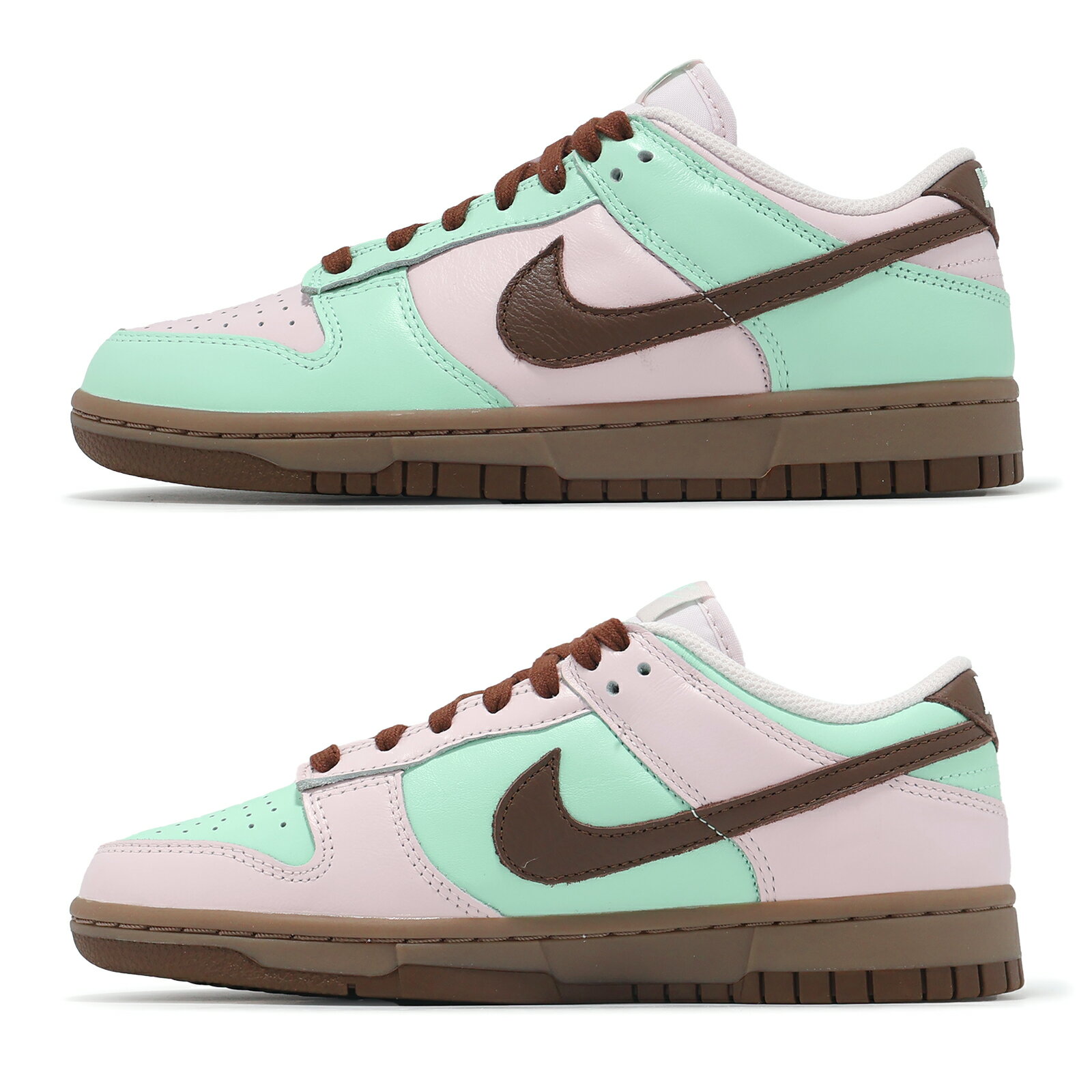 Nike 休閒鞋 Wmns Dunk Low 女鞋 綠 粉紅 薄荷巧克力 低筒