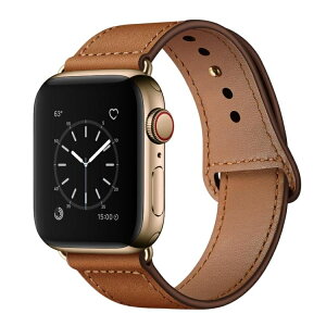 適用iwatch4錶帶apple watch5真皮錶帶蘋果手錶帶男女iwatch4/3/2/1代通用38mm42series