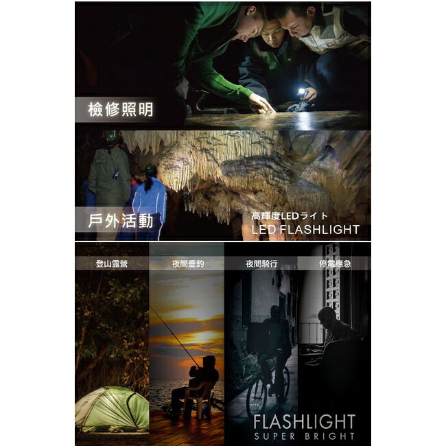 【KINYO】鋁合金迷你LED手電筒 (LED) 高亮度LED  鋁合金外殼 ｜露營 戶外 緊急照明 4