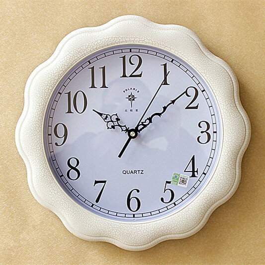 北極星客廳臥室創意掛鐘裝飾個性現代時鐘時尚歐式靜音石英鐘表