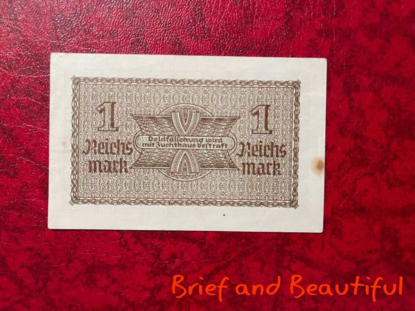 德國 1馬克 1939 1940年 有黃點 看詳情 郵票
