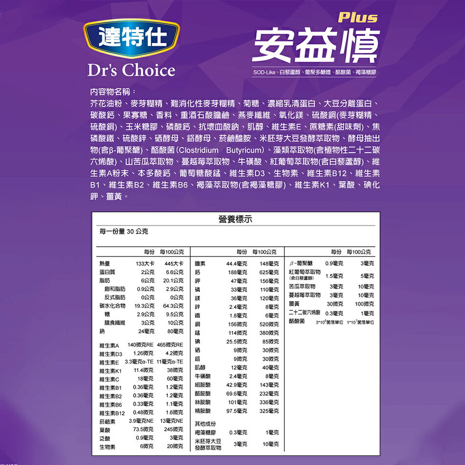 !!☆買3送1+贈~安益慎☆!! 達特仕 安力慎複方膠囊 60顆/盒 專利菌株  多款複方營養 台灣公司貨》大墩藥局 4