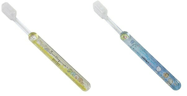 大賀屋 日本製 角落生物 貓咪 企鵝 牙刷 兒童牙刷 刷牙 卡通牙刷 盥洗用具 角落小夥伴 正版 J00019109