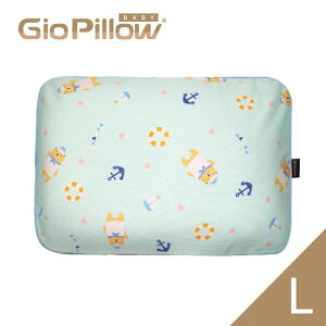 韓國GIO Pillow 超透氣防螨兒童枕頭L號-水手熊藍★衛立兒生活館★