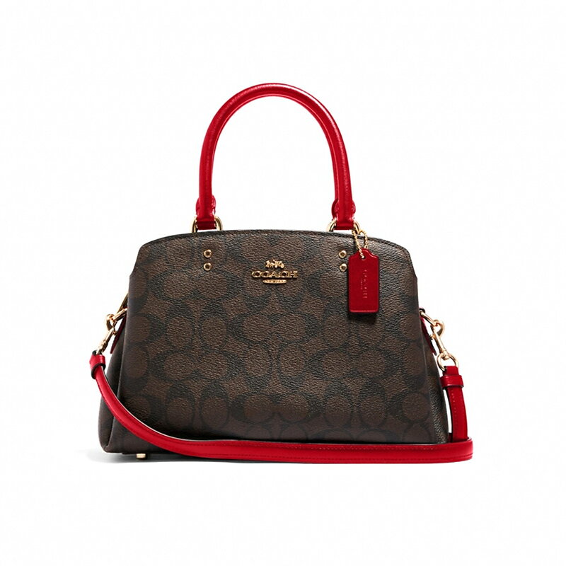 精選★COACH 女士中號戴妃包手提單肩斜挎包PVC 91494(預購)  ~【夏日美包★菲尼斯 國際精品↘3折起】 3