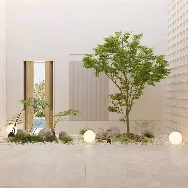 網紅模擬青楓樹大型綠植酒店景觀造景櫥窗茶室櫥窗植物裝飾擺件