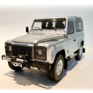 KYOSHO 1/18 Land Rover Defender 90 路虎衛士90 越野車合金仿真汽車模型 銀色 08901IS