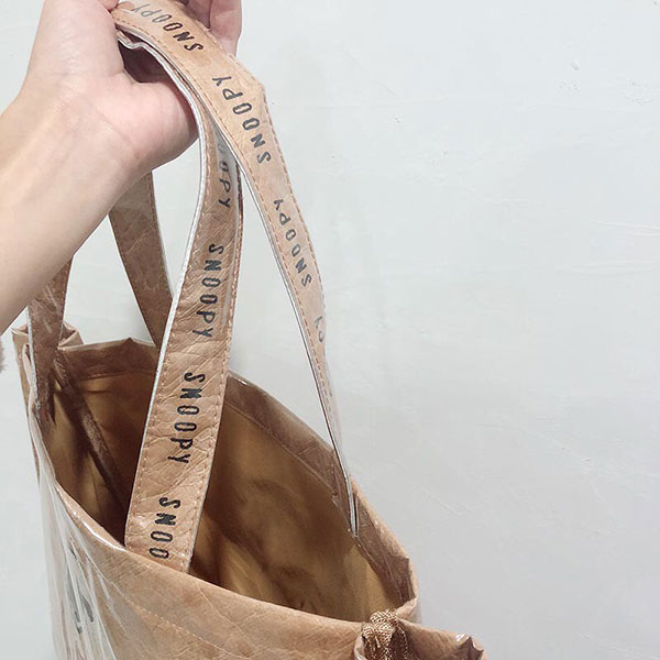 ANNAS 史努比防水牛皮紙包 透明包 果凍包 塑膠牛皮紙袋 包 手提袋史奴比399 4