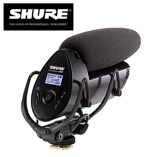 公司貨免運 【SHURE VP83F】槍型指向性 麥克風 相機 攝影機 婚攝好幫手【唐尼樂器】