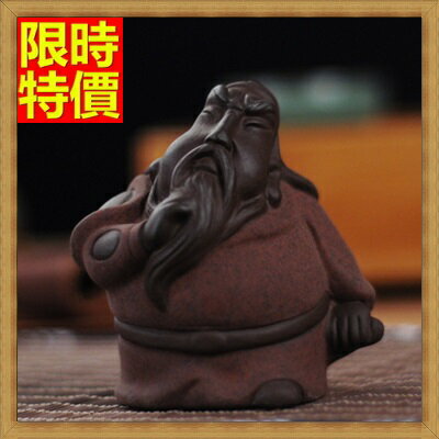 茶寵紫砂擺件茶玩-劉關張可愛Q版茶具配件3款68ae42【獨家進口】【米蘭精品】