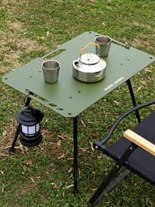 【滿388出貨】戶外露營GuideSeries戶外折疊桌戰術桌鋁合金露營自駕野餐桌
