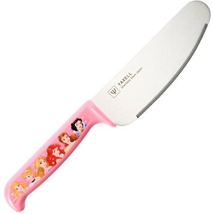 asdfkitty*日本製 迪士尼公主(新款)安全不鏽鋼菜刀/水果刀/兒童菜刀
