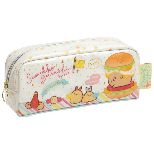 【全館95折】【角落生物 鉛筆袋】角落生物 單層 鉛筆袋 收納袋 文具 炸物系列 日本正版 該該貝比日本精品