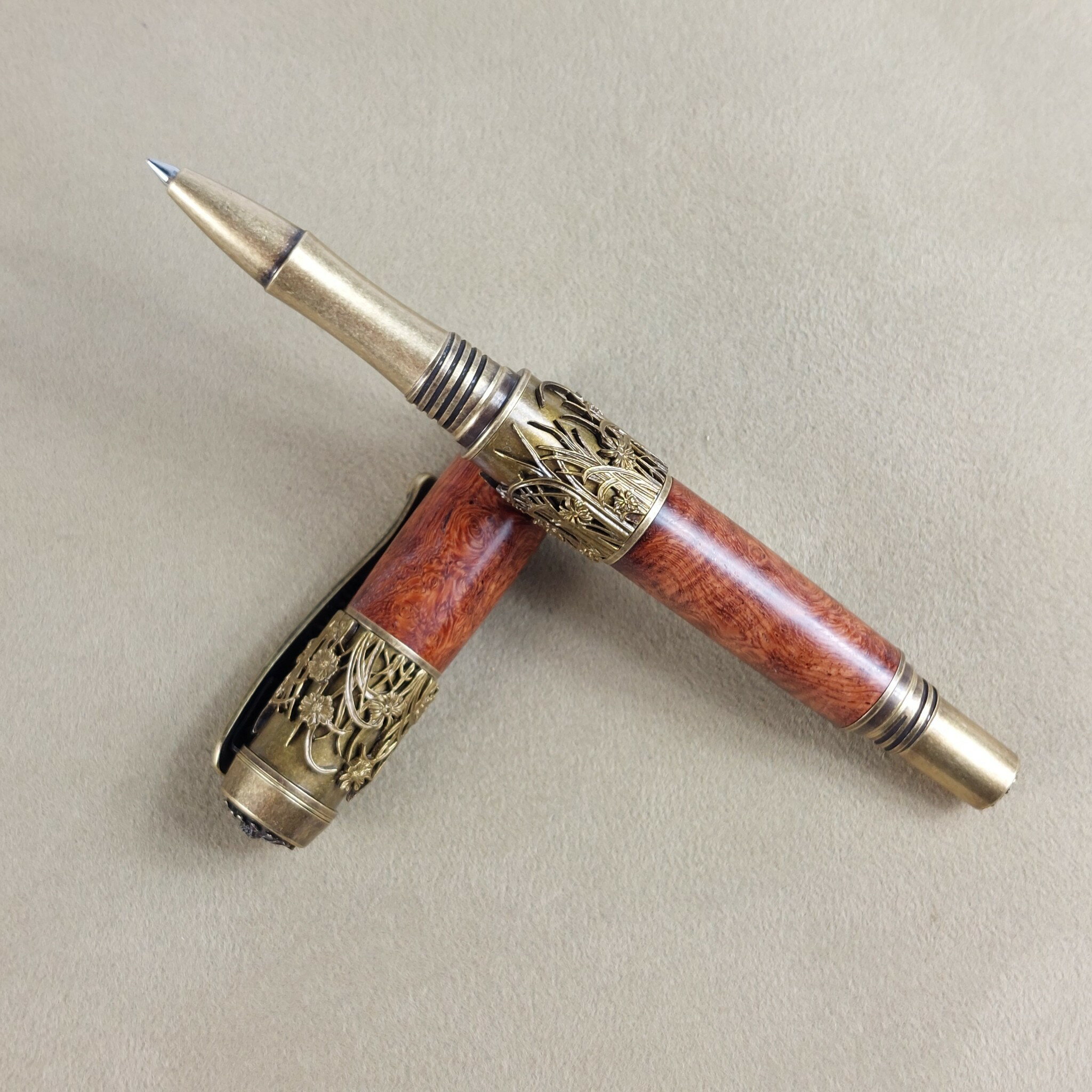 花梨榴鋼珠筆 #KOBE手工筆 #手工筆 #手工鋼珠筆