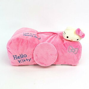 【震撼精品百貨】Hello Kitty 凱蒂貓~日本SANRIO三麗鷗 KITTY絨毛面紙套-復古系列粉*56177