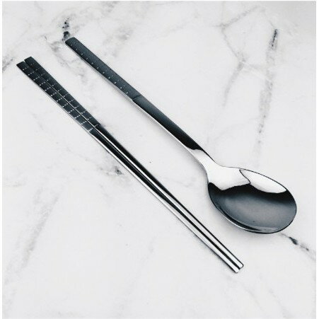 【首爾先生mrseoul】韓國進口 不鏽鋼筷 雕刻不鏽鋼扁筷 7款 湯匙/筷子 (單一賣場)