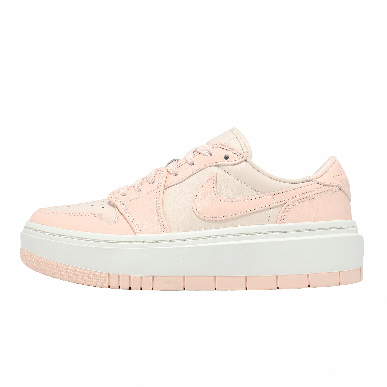 Nike 休閒鞋 W Air Jordan 1 Elevate Low 女鞋 粉紅 白 厚底 增高 喬丹 DH7004-800