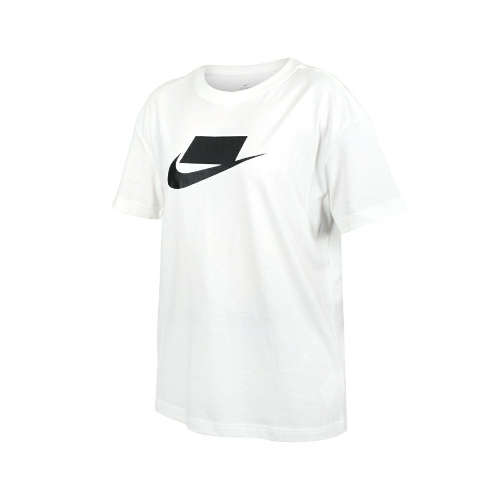 NIKE 女短袖T恤(純棉 慢跑 休閒 上衣「DB9828-100」≡排汗專家≡