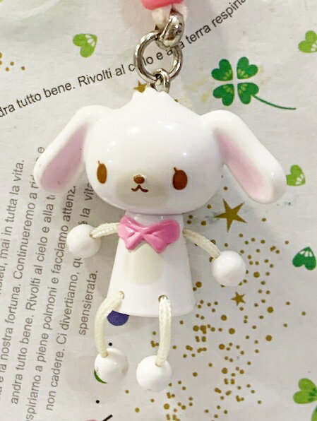 【震撼精品百貨】Sugarbunnies 蜜糖邦尼 三麗鷗蜜糖邦尼立體造型吊飾/鑰匙圈-白#36021 震撼日式精品百貨