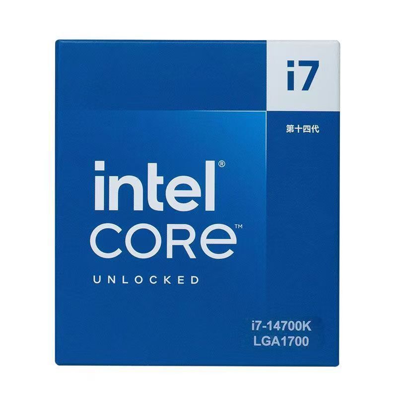 酷睿I7 14700K盒裝CPU 20核28執行緒5.6GHz全新臺式機電腦處理器