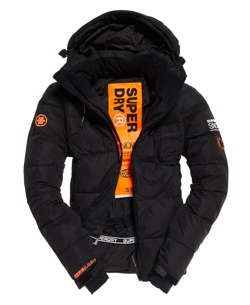 跩狗嚴選 低於五折 極度乾燥 Superdry Shadow 男款 80%絨 影子系列 石墨黑 羽絨衣 滑雪外套 雪衣 Ski 防水 防風 黑