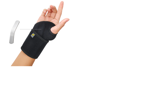 BRACOO奔酷 人體工學支撐可調護腕 WS11(適用右手,單入裝) 3