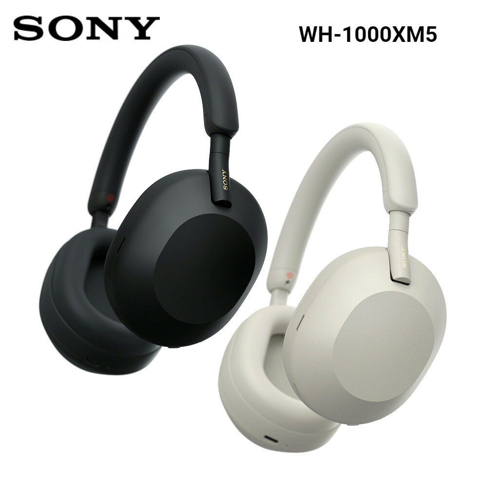 【最高22%回饋】SONY-WH-1000XM5藍芽主動降噪耳罩式耳機【限定樂天APP下單】