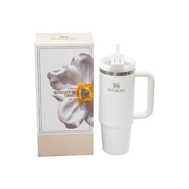 ├登山樂┤ 美國 Stanley 冒險系列 吸管隨手杯2.0 0.88L 冰雪白 (花樣限定款盒裝) # 10-10827-601