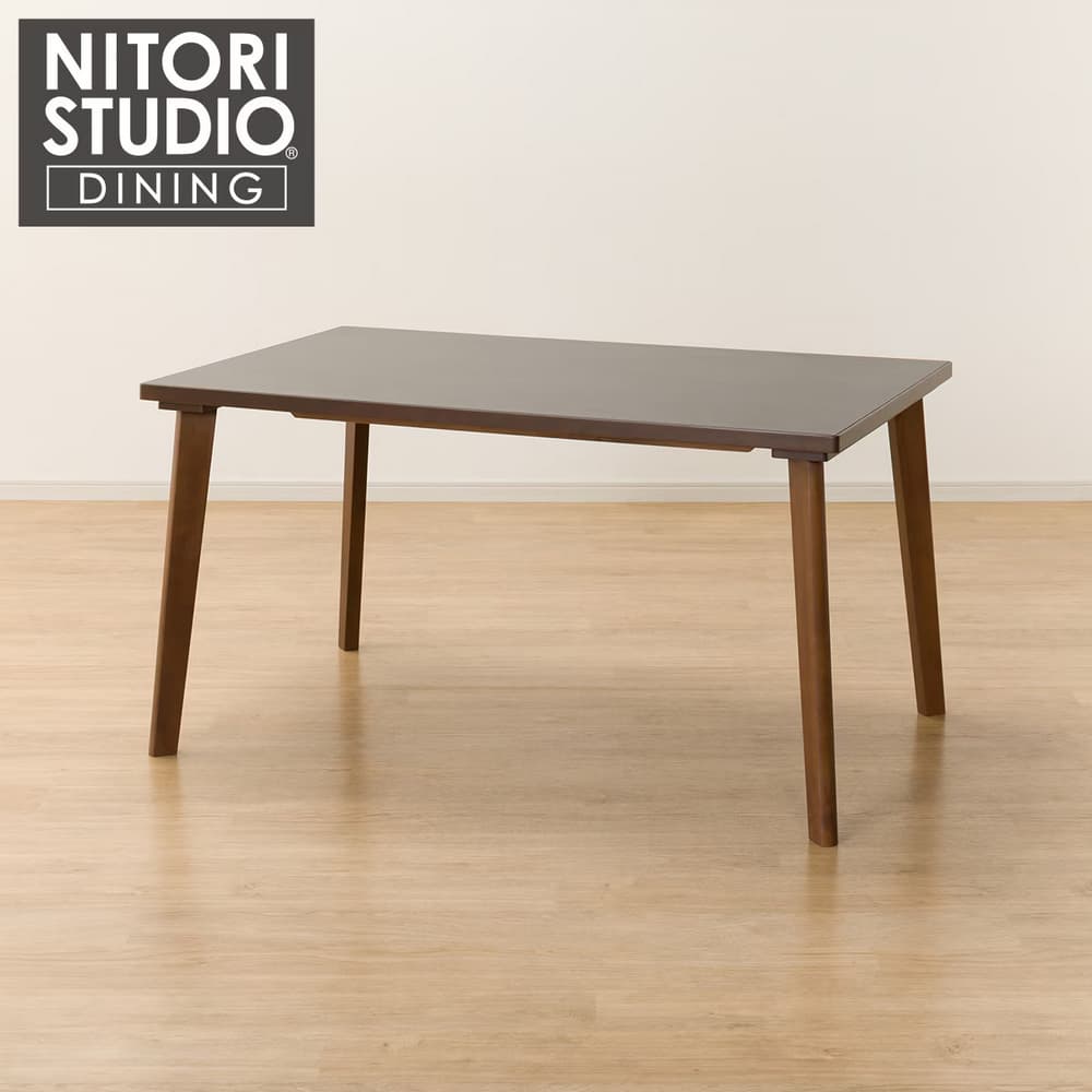 ◎陶板實木餐桌 N COLLECTION T-12 135 MBR/GY NITORI宜得利家居