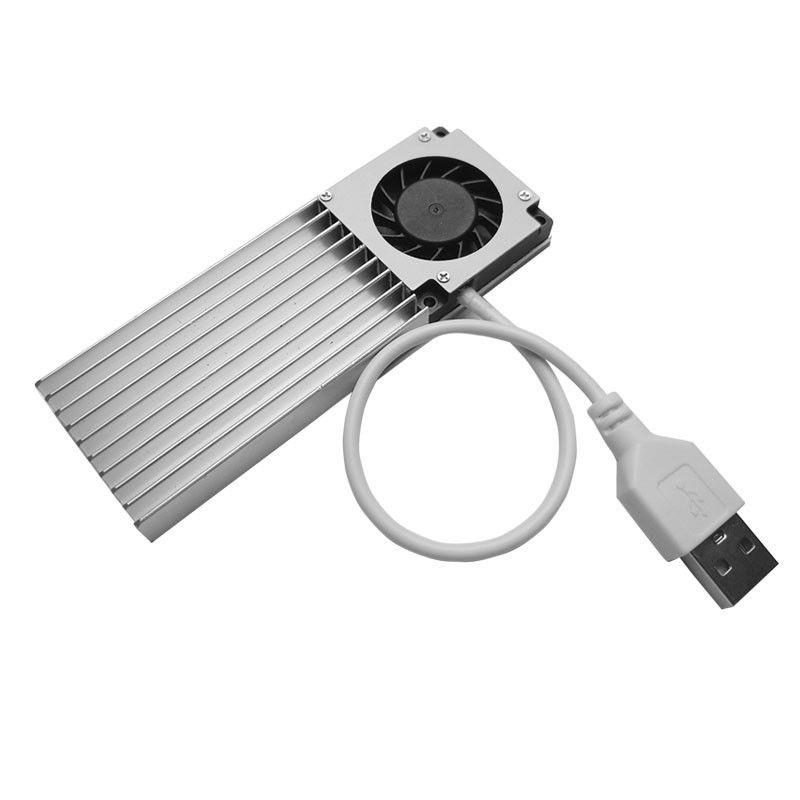 DIY手機散熱器降溫神器固態硬碟散熱鋁片usb散熱風扇筆記本散熱器【北歐家居生活】