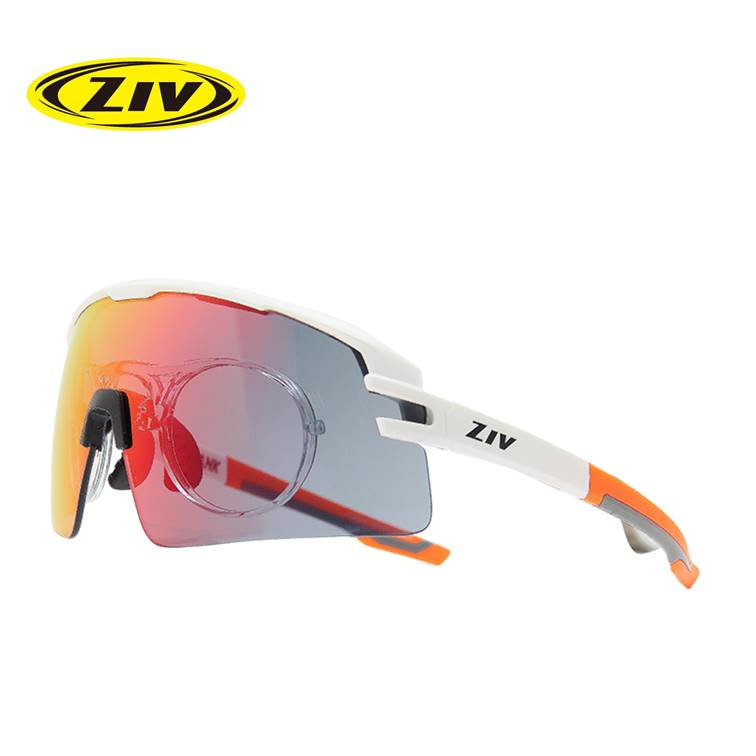 《台南悠活運動家》ZIV B114042 TANK RX系列 運動太陽眼鏡 彎曲防撞片 消光白色框抗UV ZIV-151