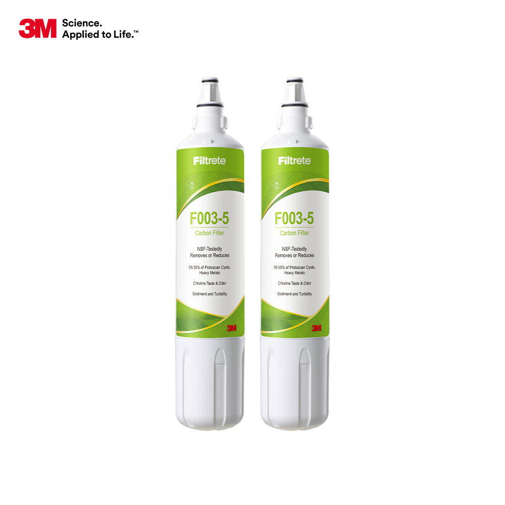 3M S003 DIY淨水器替換濾心-超值2入組 (適用S003/DS02/DS03系列濾心). 1