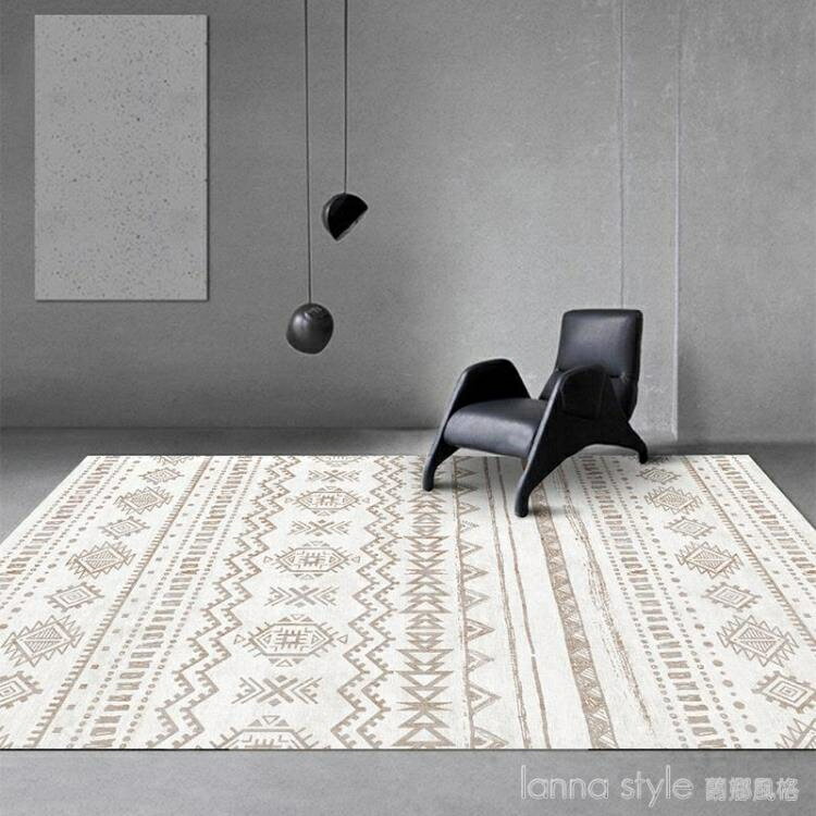 ins北歐地毯客廳現代簡約臥室沙發床邊地墊/摩洛哥風滿鋪家用